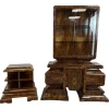 Pamono Art Deco Walnut Showcase, 1930s, Set of 2 Online