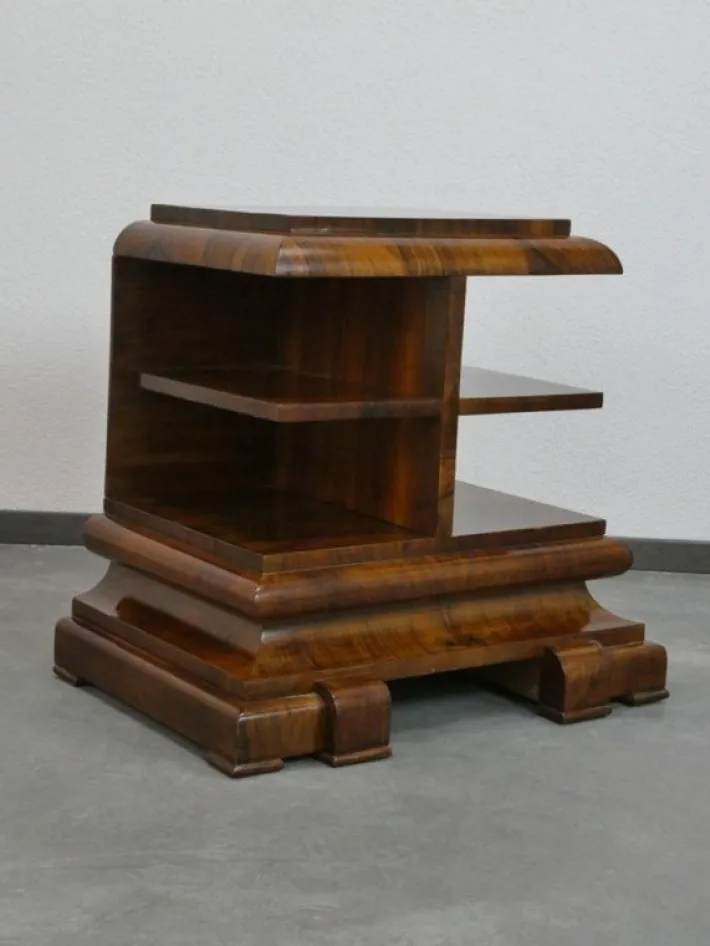 Pamono Art Deco Walnut Showcase, 1930s, Set of 2 Online
