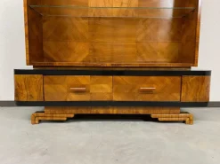 Pamono Art Deco Walnut Showcase, 1930s Discount