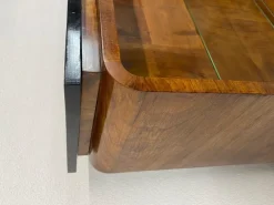 Pamono Art Deco Walnut Showcase, 1930s Discount