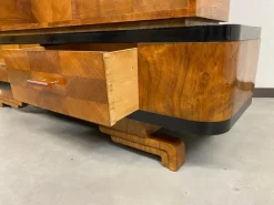 Pamono Art Deco Walnut Showcase, 1930s Discount