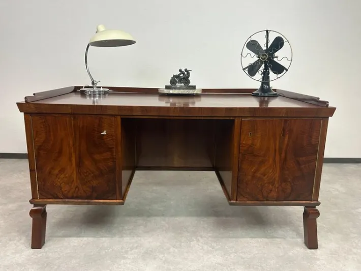 Pamono Art Deco Walnut Writing Desk, 1930s Online