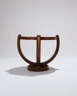 Pamono Art Deco Wooden Pedestal Table, 1930s Outlet