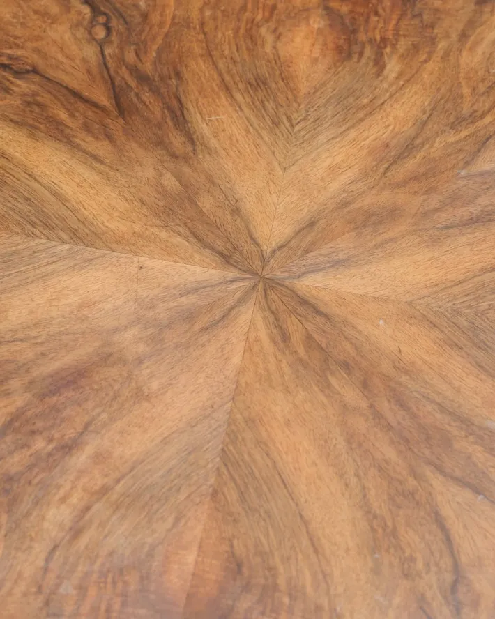 Pamono Art Deco Wooden Pedestal Table, 1930s Outlet