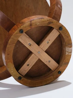 Pamono Art Deco Wooden Pedestal Table, 1930s Outlet