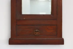Pamono Art Deco Wooden Shaving Cabinet with Beveled Mirror, France, 1920s Outlet