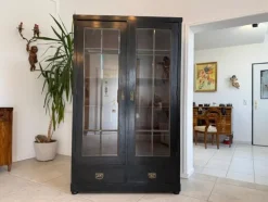 Pamono Art Nouveau Black Display Cabinet Online