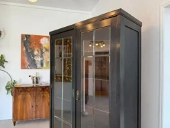 Pamono Art Nouveau Black Display Cabinet Online