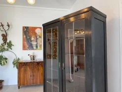 Pamono Art Nouveau Black Display Cabinet Online