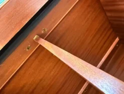 Pamono Art Nouveau Black Display Cabinet Clearance