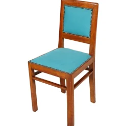 Pamono Art Nouveau Cherry & Marble Dressing Table with Mirror and Chair, Set of 3 Clearance