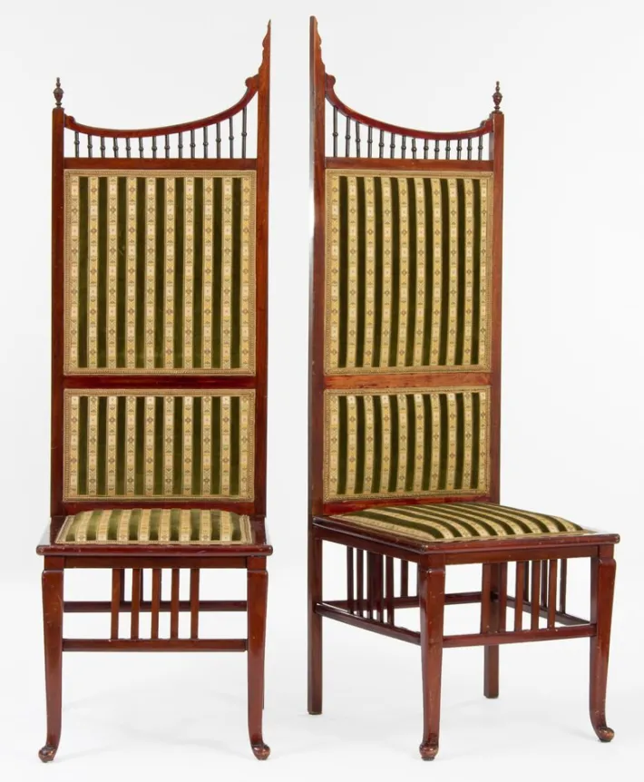 Pamono Art Nouveau Chippendale Living Room Set, Set of 11 New
