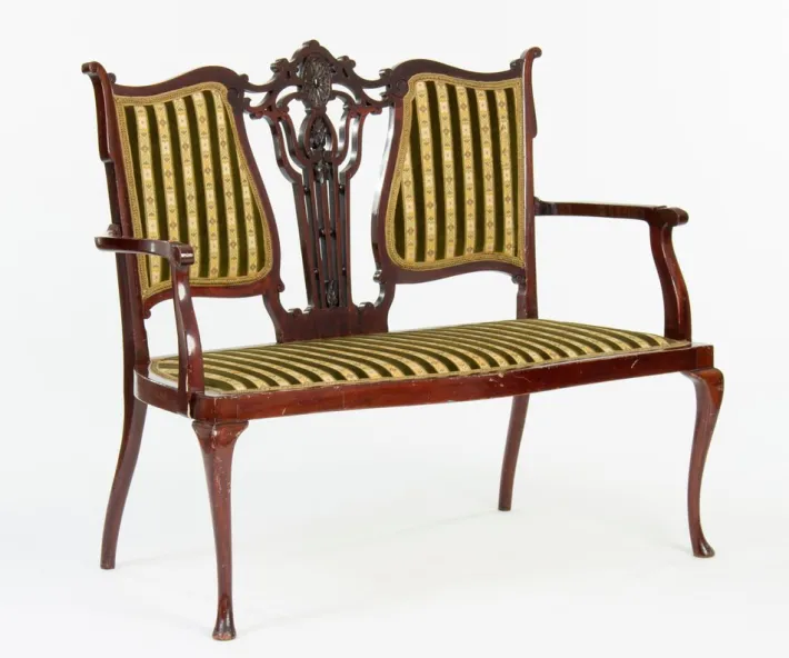 Pamono Art Nouveau Chippendale Living Room Set, Set of 11 New