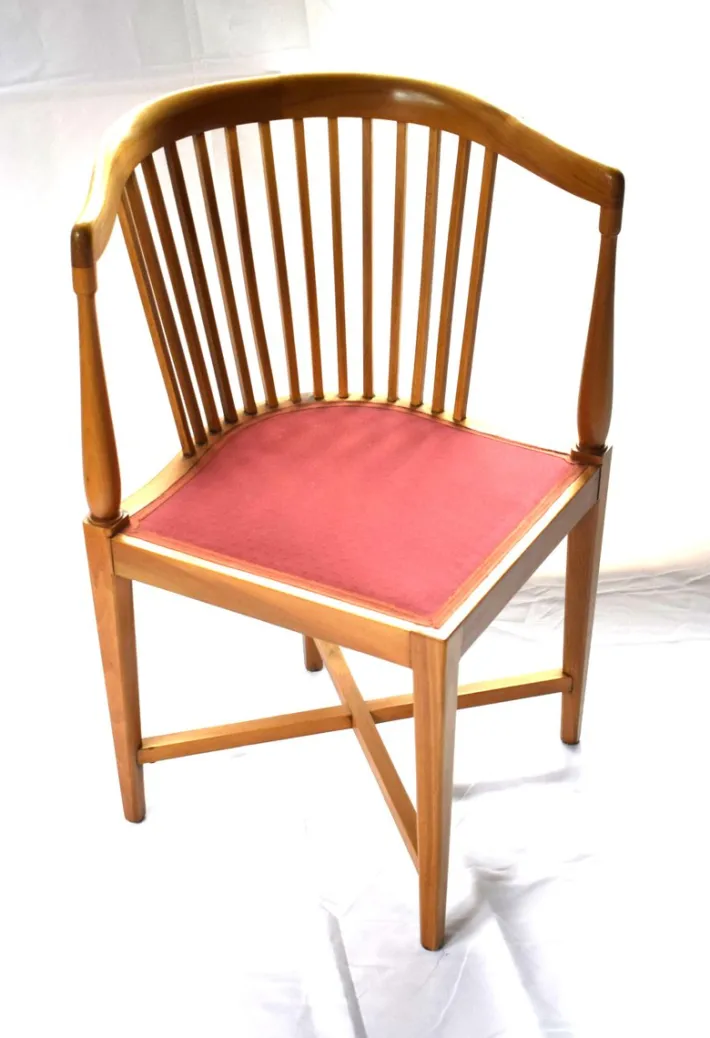 Pamono Art Nouveau Corner Chairs by J. M.olbrich / M. Niedermoser, Vienna, Austria, 1902, Set of 2 Sale