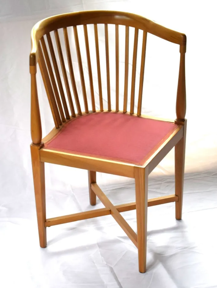 Pamono Art Nouveau Corner Chairs by J. M.olbrich / M. Niedermoser, Vienna, Austria, 1902, Set of 2 Sale