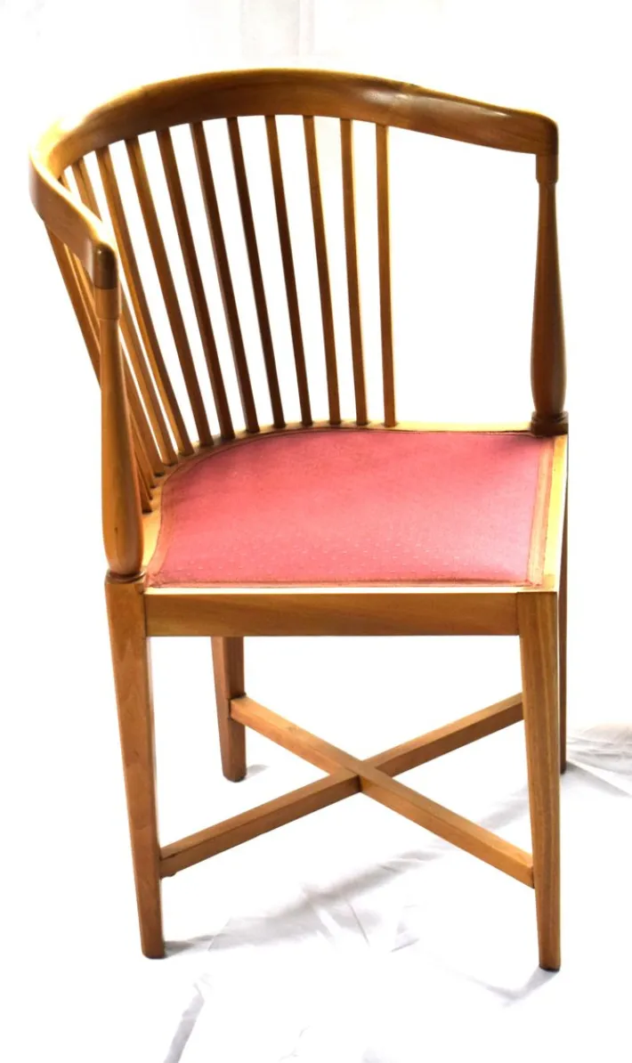 Pamono Art Nouveau Corner Chairs by J. M.olbrich / M. Niedermoser, Vienna, Austria, 1902, Set of 2 Sale