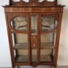 Pamono Art Nouveau Display Case in Mahogany Clearance