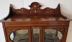 Pamono Art Nouveau Display Case in Mahogany Clearance