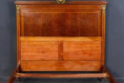 Pamono Art Nouveau Double Bed in Mahogany Hot