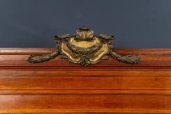Pamono Art Nouveau Double Bed in Mahogany Hot
