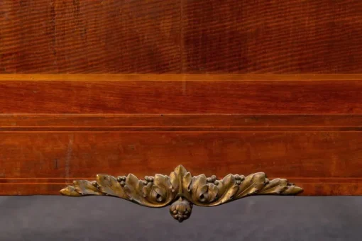 Pamono Art Nouveau Double Bed in Mahogany Hot