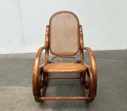 Pamono Art Nouveau Jugendstil Bentwood Rocking Chair by Fischel, Austria, 1910s Outlet