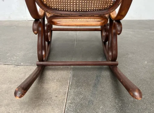 Pamono Art Nouveau Jugendstil Bentwood Rocking Chair by Fischel, Austria, 1910s Outlet