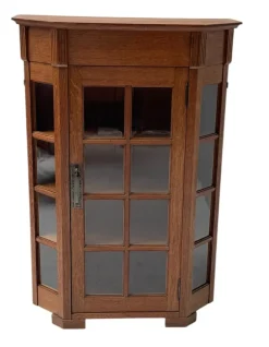 Pamono Art Nouveau One-Door Cabinet from H.F. Jansen & Zonen Amsterdam, 1900s Hot