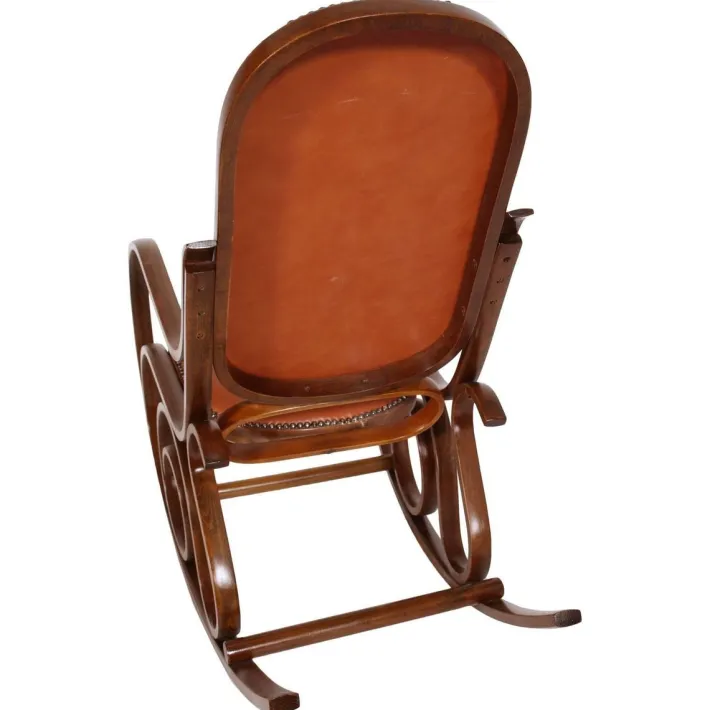 Pamono Art Nouveau Steam Bent Beechwood Rocking Chair by Michael Thonet