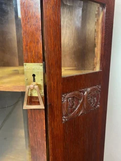 Pamono Art Nouveau Vitrines in the style of Joseph Maria Olbrich, 1890s-1910s, Set of 2 Hot