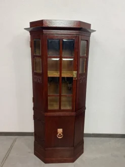 Pamono Art Nouveau Vitrines in the style of Joseph Maria Olbrich, 1890s-1910s, Set of 2 Hot