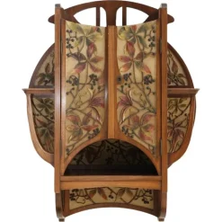 Pamono Art Nouveau Wall Cabinet, 1890s