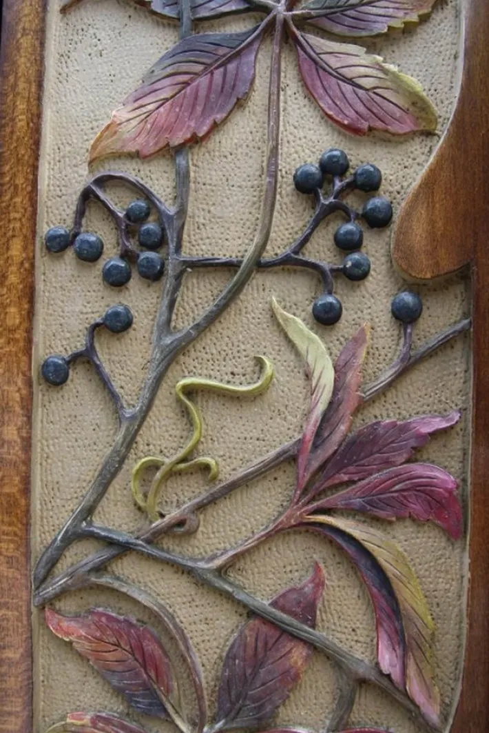 Pamono Art Nouveau Wall Cabinet, 1890s
