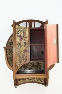Pamono Art Nouveau Wall Cabinet, 1890s
