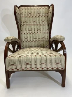 Pamono Art Nouveau Wing Chair from Thonet, 1890s