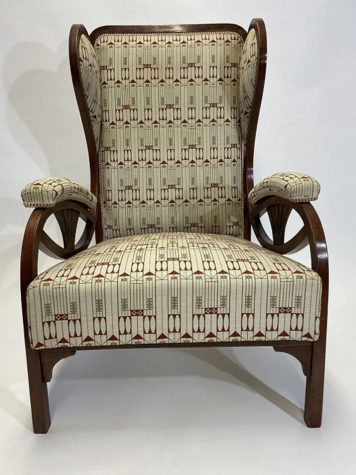 Pamono Art Nouveau Wing Chair from Thonet, 1890s