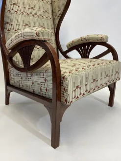 Pamono Art Nouveau Wing Chair from Thonet, 1890s