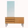Pamono Ash Dressing Table with Mirror, 1960s