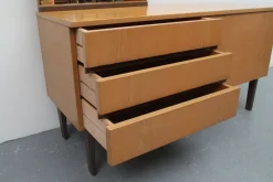 Pamono Ash Dressing Table with Mirror, 1960s