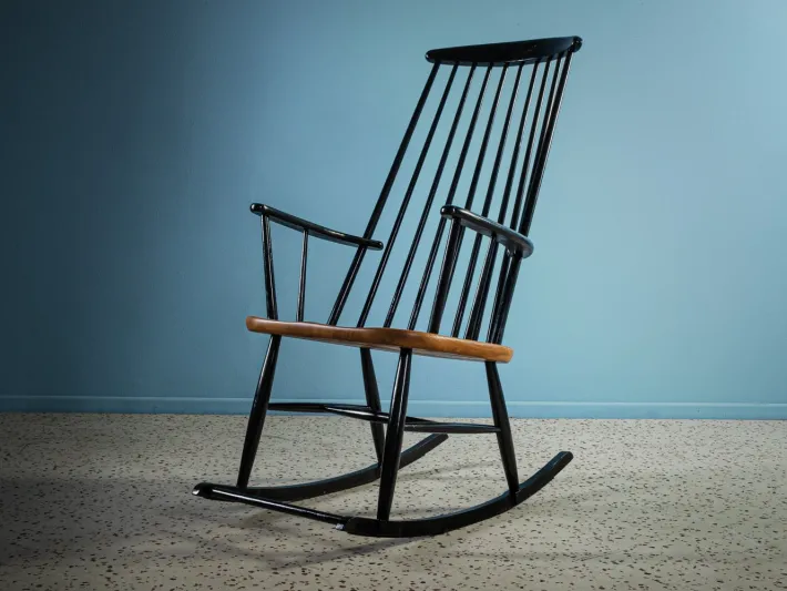 Pamono Ash Rocking Chair, 1950s Discount