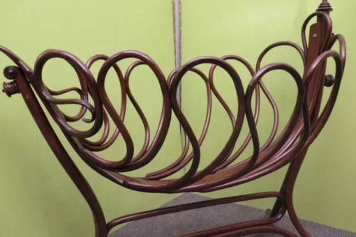 Pamono Austrian Art Nouveau Cradle from Thonet, 1900s Online