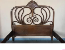 Pamono Austrian Bentwood Queen Bed by Jacob & Josef Kohn, 1900s Hot