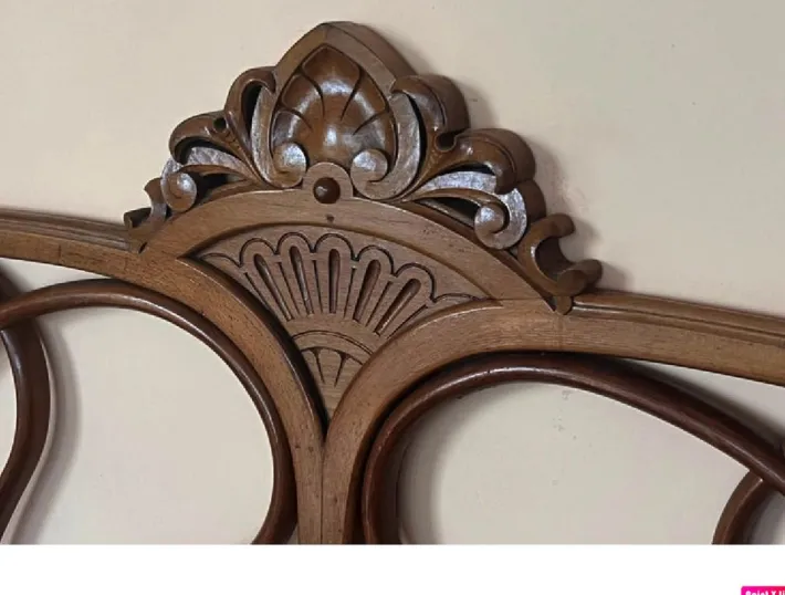 Pamono Austrian Bentwood Queen Bed by Jacob & Josef Kohn, 1900s Hot