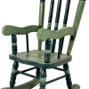 Pamono Austrian Painted Folk Art Rocking Chair, 1960s Outlet
