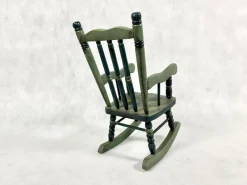 Pamono Austrian Painted Folk Art Rocking Chair, 1960s Outlet