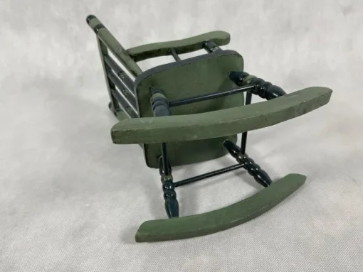 Pamono Austrian Painted Folk Art Rocking Chair, 1960s Outlet
