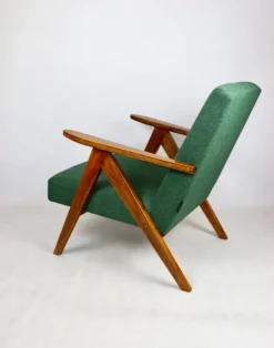Pamono B-310 VAR Armchair in Green Herringbone Tweed, 1970s Online