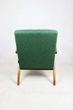 Pamono B-310 VAR Armchair in Green Herringbone Tweed, 1970s Online