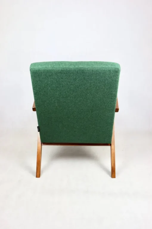 Pamono B-310 VAR Armchair in Green Herringbone Tweed, 1970s Online