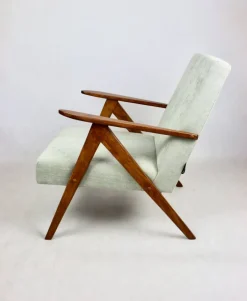 Pamono B-310 VAR Armchair Light Green, 1970s Discount